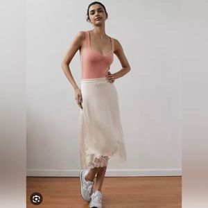 Aritzia Wilfred Le Fou Sonnet Lace skirt RARE slip dress